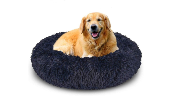 Cama tipo Dona para Perro Antiestrés