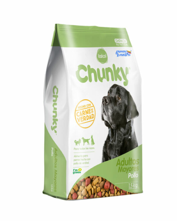Alimento Para Perros Chunky Adultos Mayores Pollo 12Kg