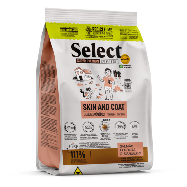 Alimento Para Gatos Monello Select Piel y Pelaje 1.5Kg